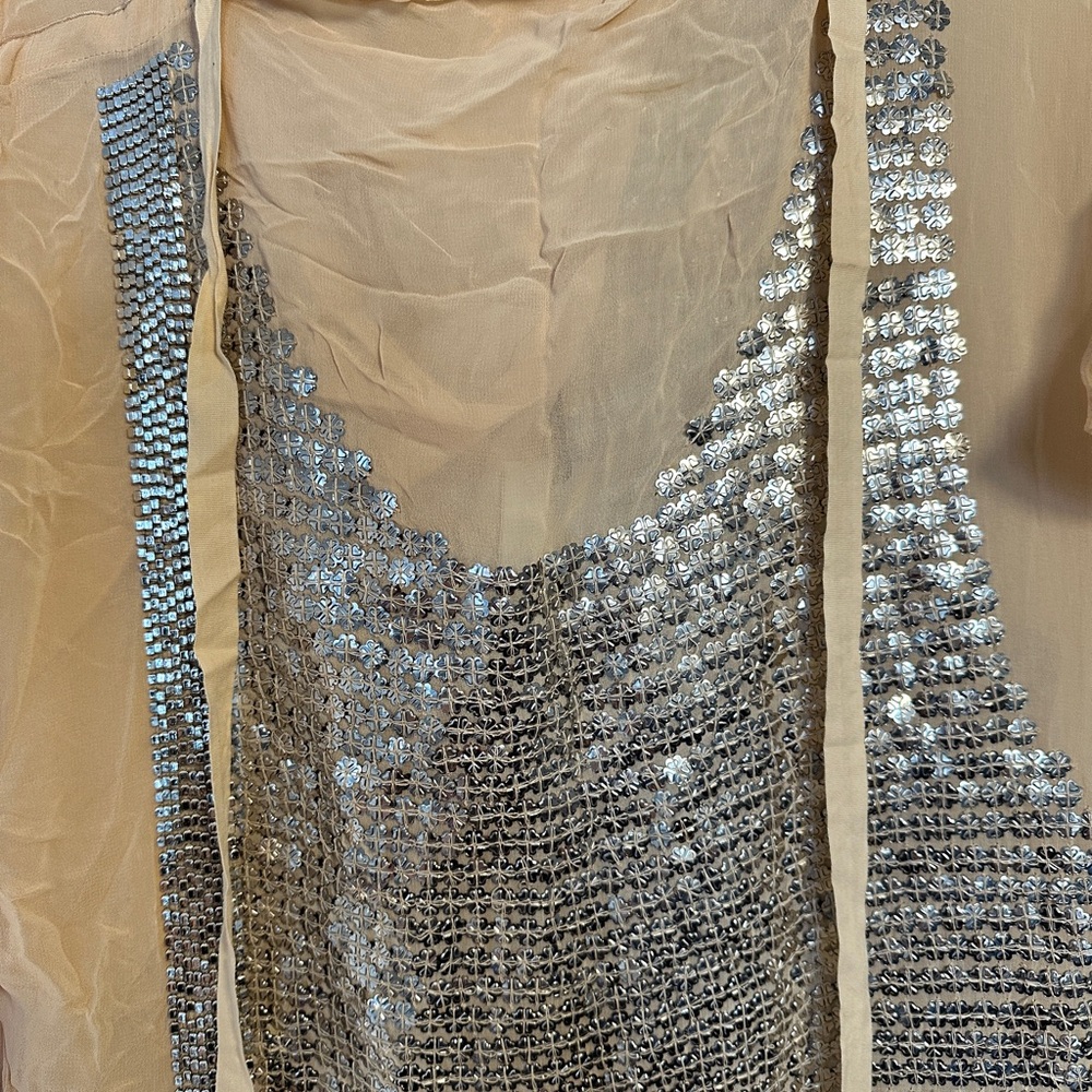 NWT Soft Beige Zara Atelier Kaftan with Metal Detail - Picture 8 of 15